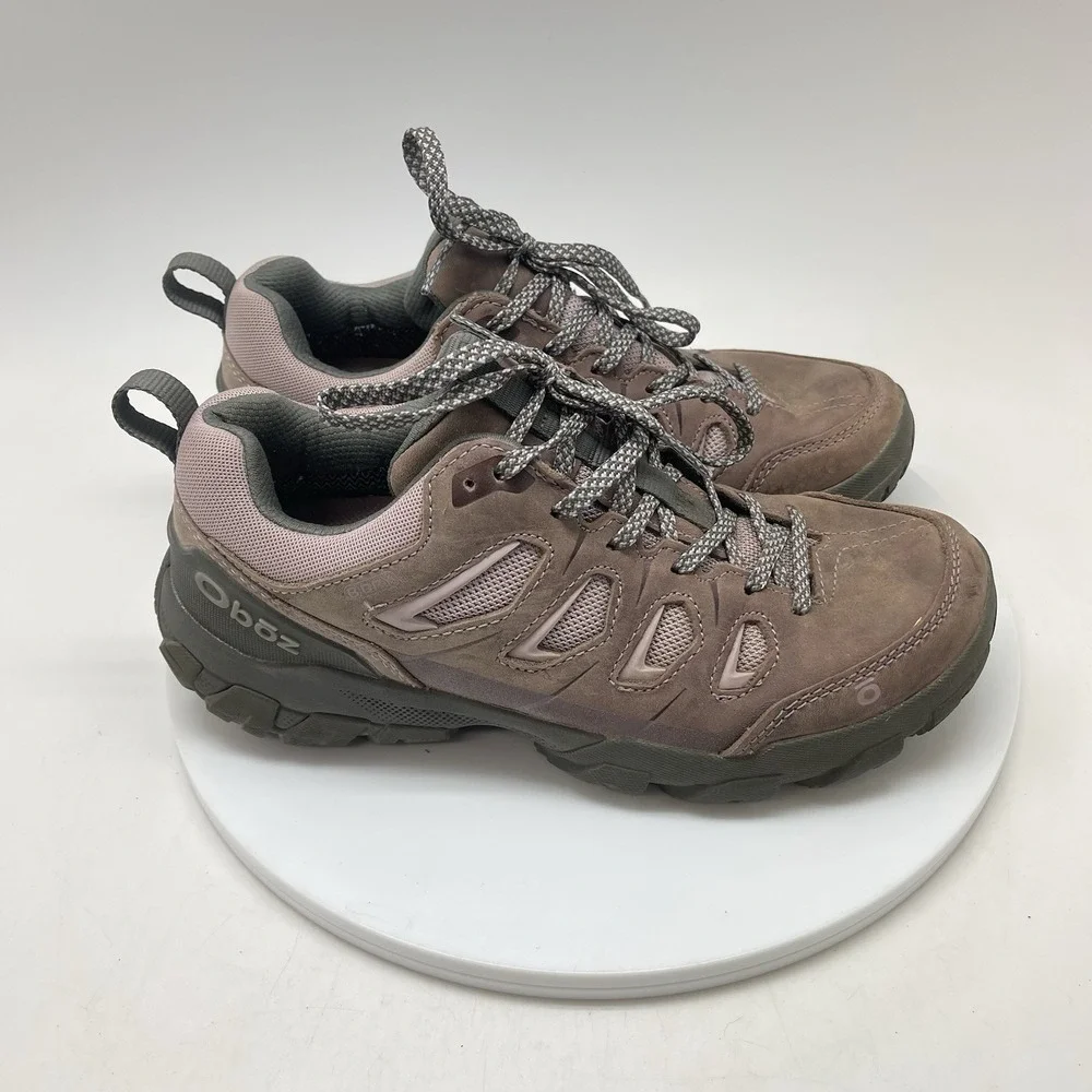 Oboz Shoes Womens 6.5 Sawtooth X Low Purple BDry Hiking Waterproof Rugged‎ Boots